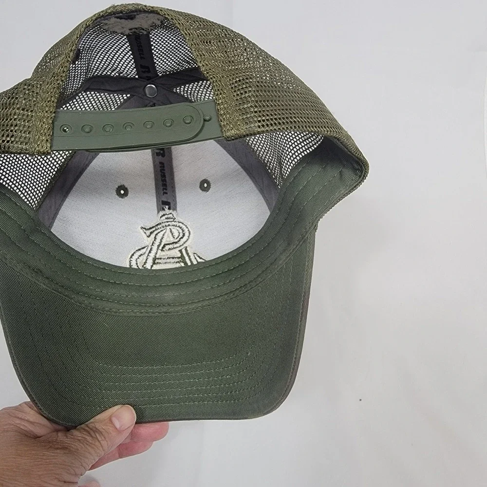 ASU Sun Devils Camo Trucker Snapback Hat Mesh Cap Russell Athletic Arizona